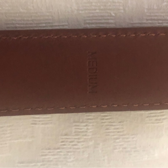 COACH Brown Leather Belt with Gold Hardware - Picture 5 of 10